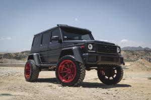Mercedes-Benz G550 4x4&sup2; Matte Black on Forgiato Wheels (Gambe-1) 2018 года